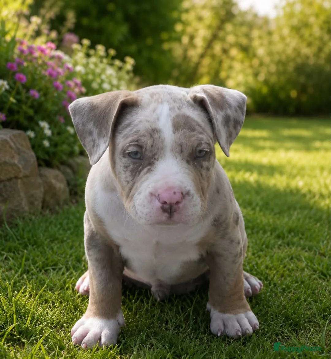 Amerikaanse Bully honden te koop: American bully pocket pup reu in Stramproy - Advertentie 2
