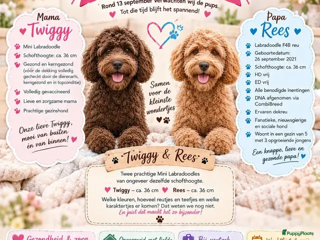Labradoodle honden Nog 4 Mini Labradoodle pups beschikbaar. - Advertentie 1