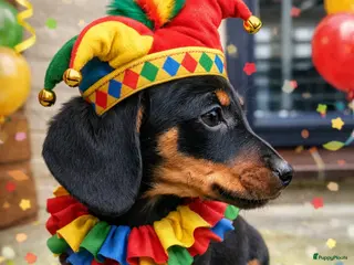 Teckel (korthaar) honden Prachtig black and tan korthaar reutje 💙💙 - Advertentie 1