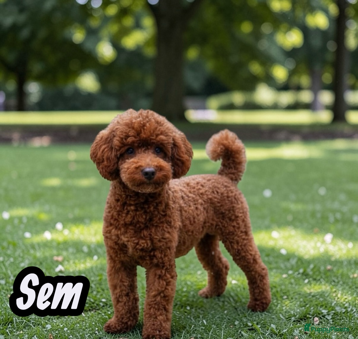 Dwergpoedel honden dwerg poedel SEM DONKER ROOD - Advertentie 20