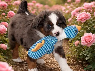 Australian Shepherd honden Miniature American shepherd reutjes - Advertentie 2