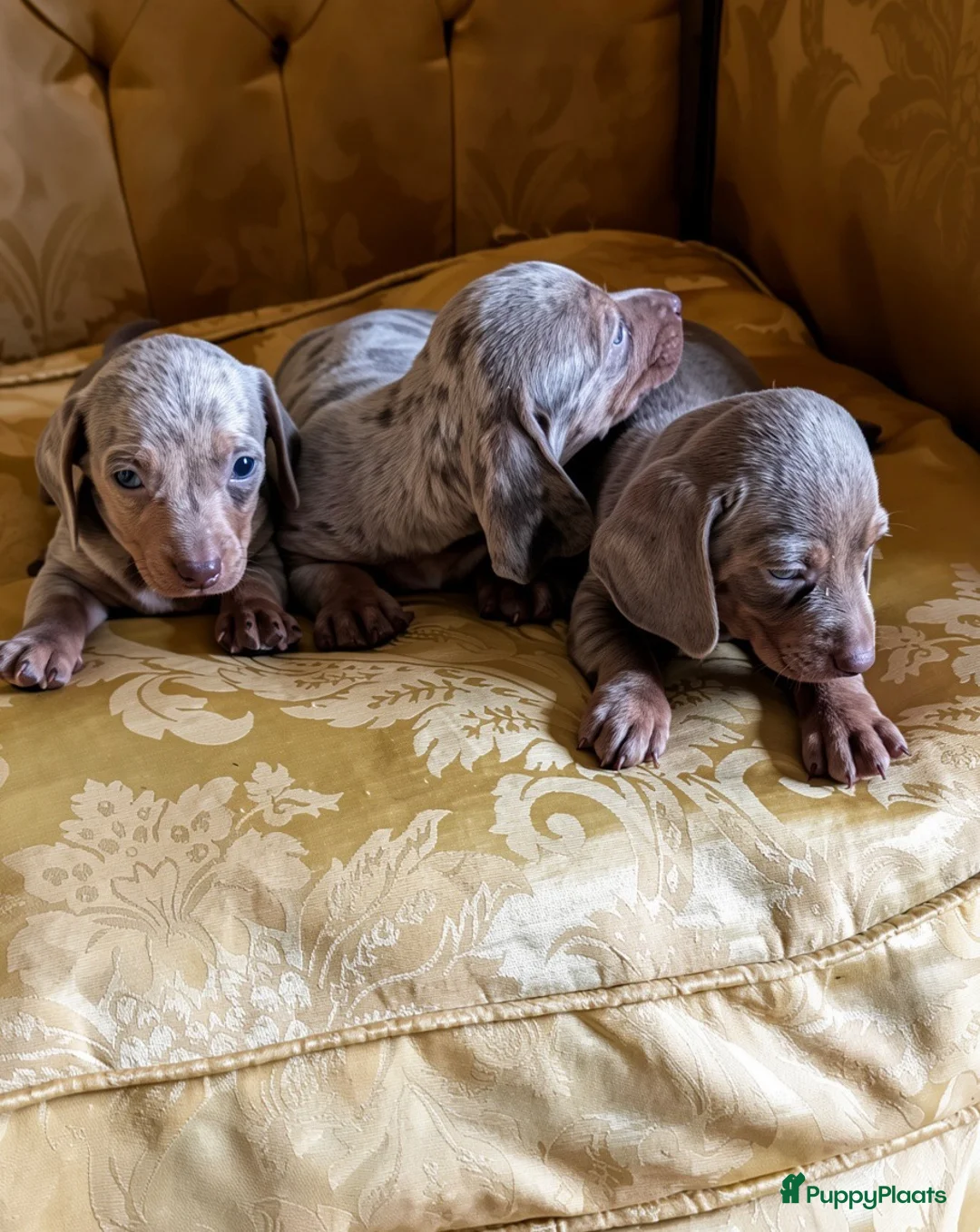 Teckel (korthaar)  honden te koop: Dwerg Isabella harlequin teckel schatjes. - Advertentie 2