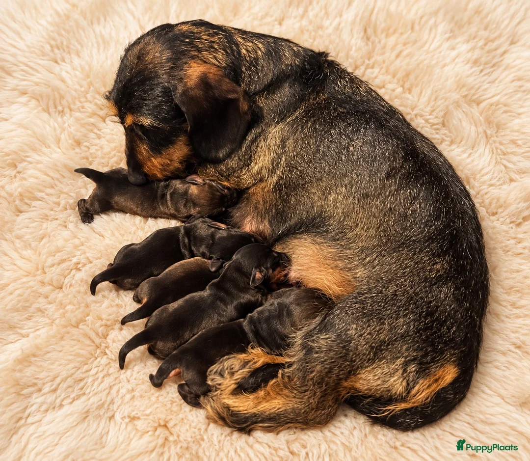Ruwhaar Teckel honden te koop: Ruwhaar standaard Teckel pups - Advertentie 1