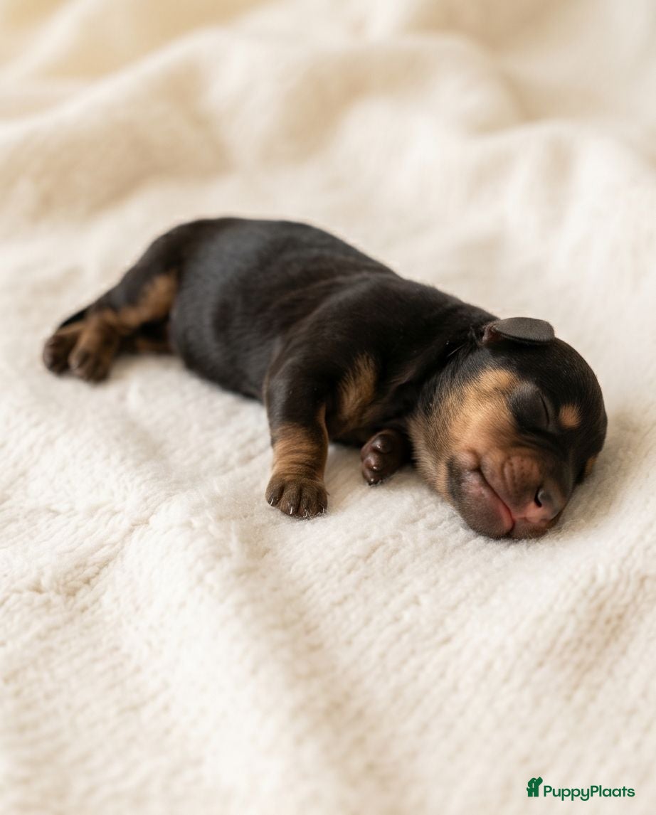 Kruising honden Charcoal & Cream teckels! 🐕🫶🏼 - Advertentie 2