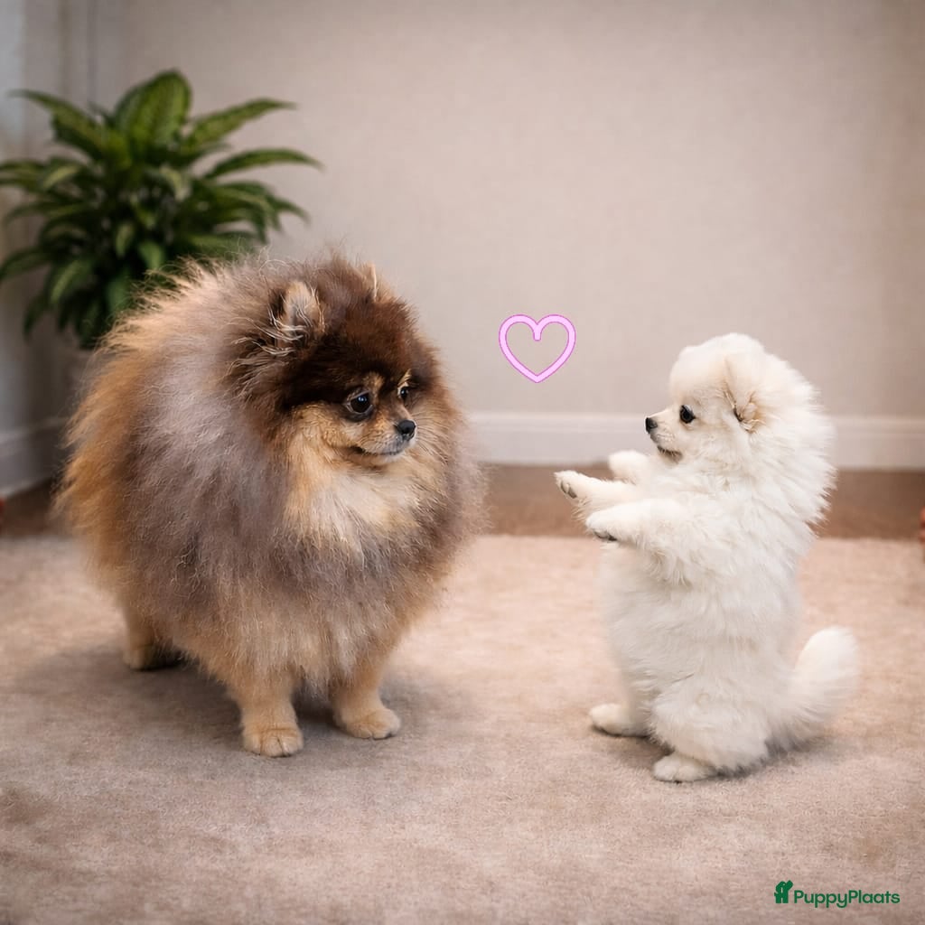 Pomchi honden SUPERSCHATTIGE POMCHIBEERTJES❤️2 REUTJES 1 TEEFJE  - Advertentie 1